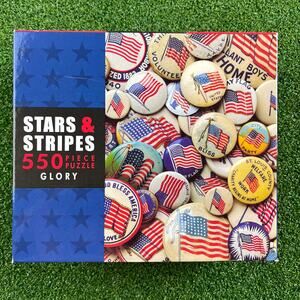 Stars & Stripes 550 Piece Glory Puzzle Various American Flag